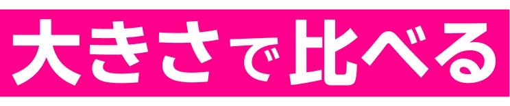 大きさで比べる